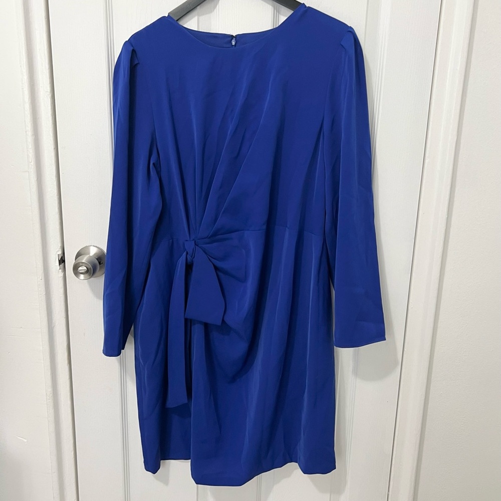 DKNY Royal Blue Long Sleeve Dress